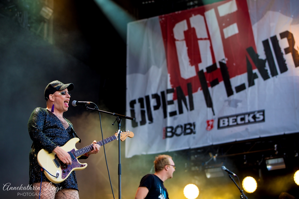10.08.2018: Schrottgrenze auf dem Open Flair-Festival in Eschwege