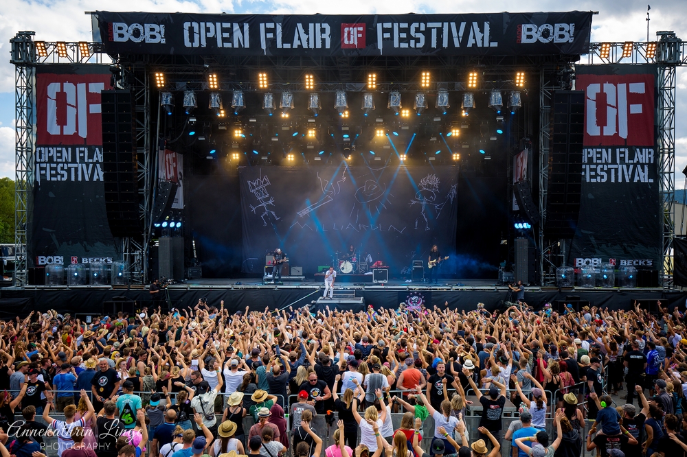 10.08.2018: Milliarden auf dem Open Flair-Festival in Eschwege