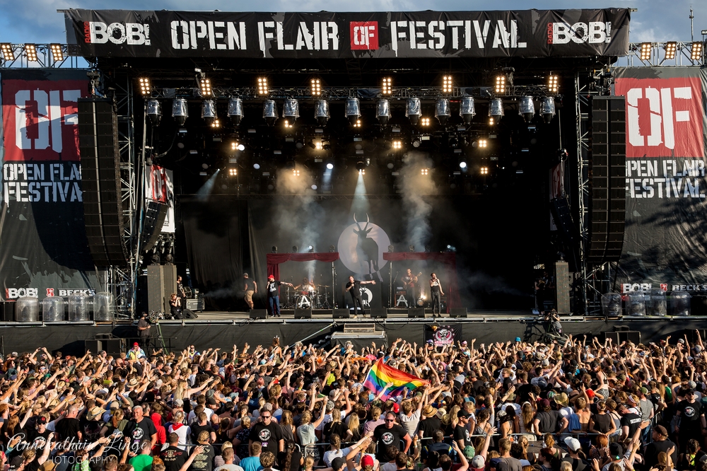 10.08.2018: Antilopengang auf dem Open Flair-Festival in Eschwege
