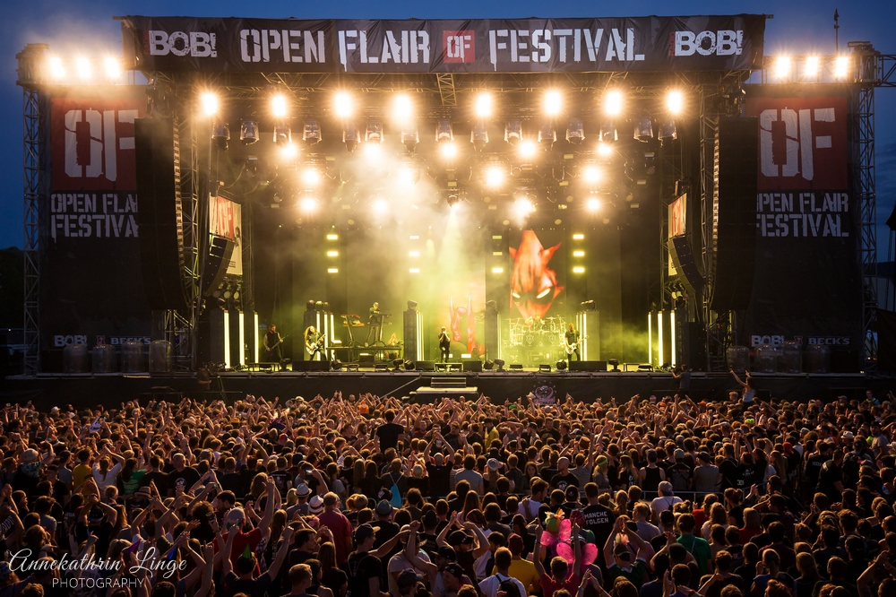 10.08.2018: In Flames auf dem Open Flair-Festival in Eschwege