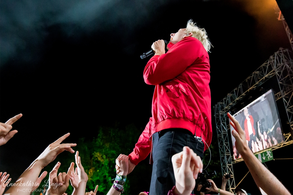 10.08.2018: Kraftklub auf dem Open Flair-Festival in Eschwege