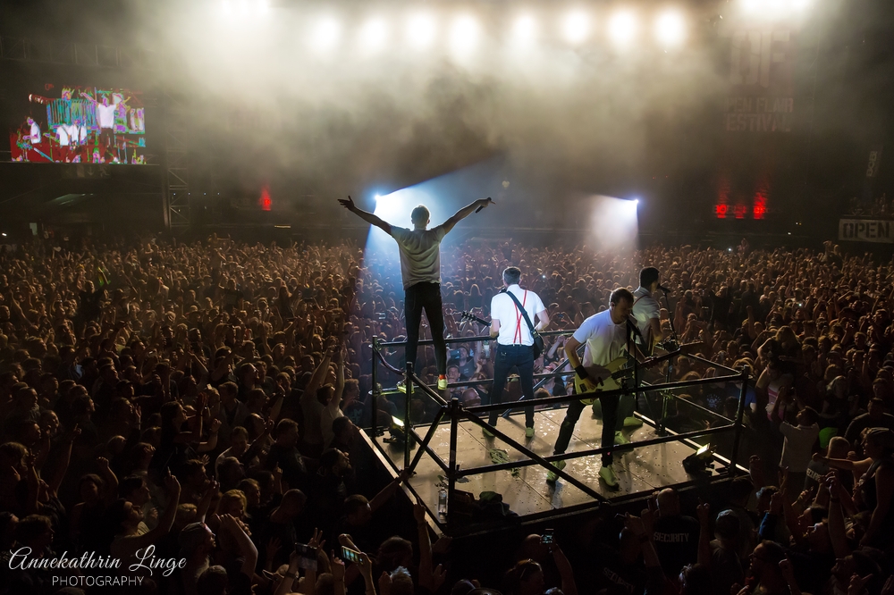 10.08.2018: Kraftklub auf dem Open Flair-Festival in Eschwege