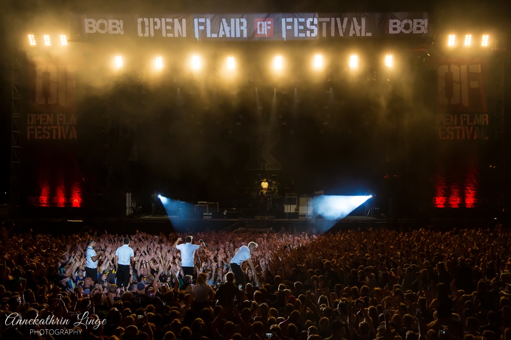 10.08.2018: Kraftklub auf dem Open Flair-Festival in Eschwege