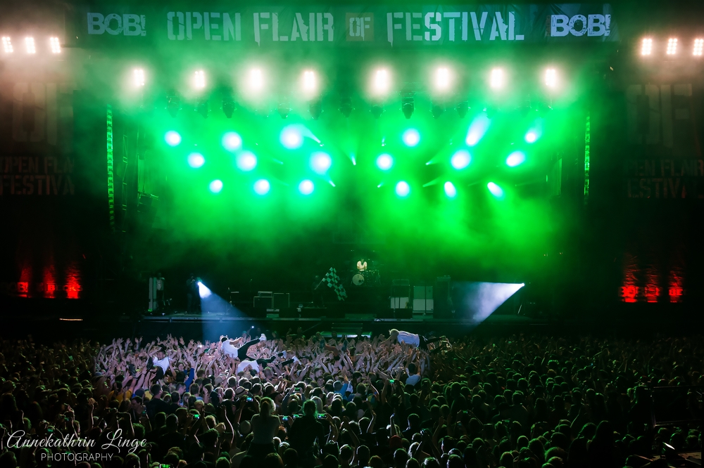 10.08.2018: Kraftklub auf dem Open Flair-Festival in Eschwege