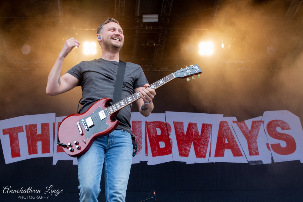 07.08.2019: The Subways auf dem Open Flair-Festival in Eschwege