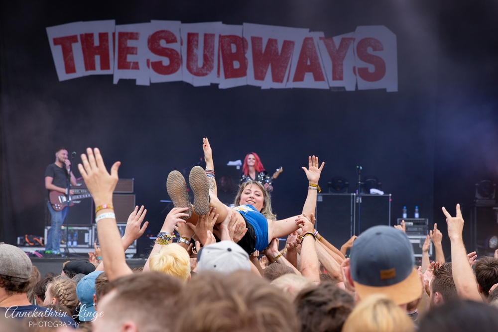 07.08.2019: The Subways auf dem Open Flair-Festival in Eschwege