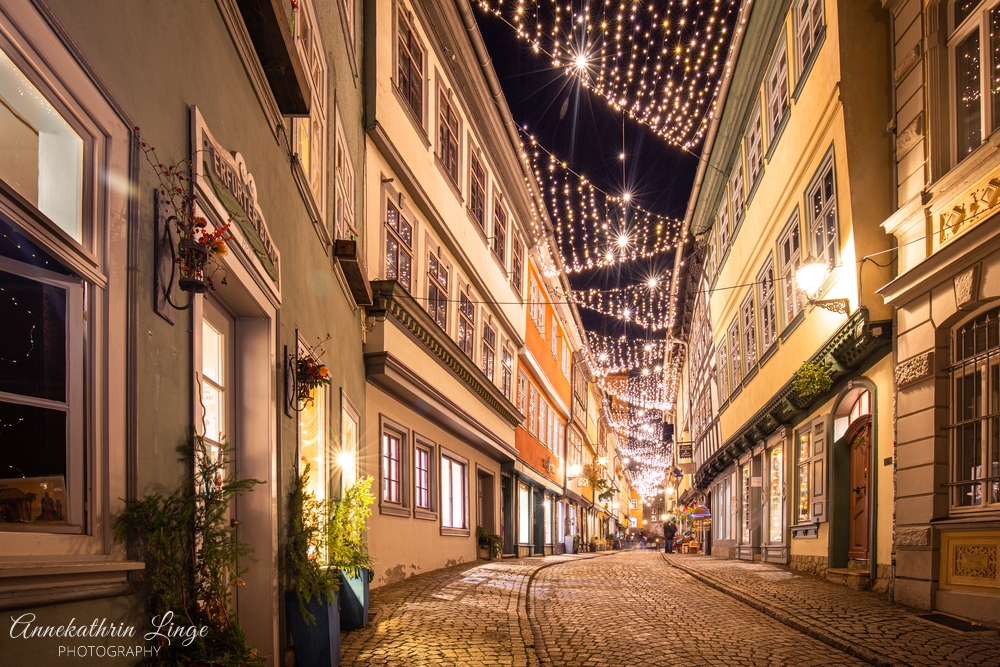 Weihnachten 2020 in Erfurt - Krämerbrücke