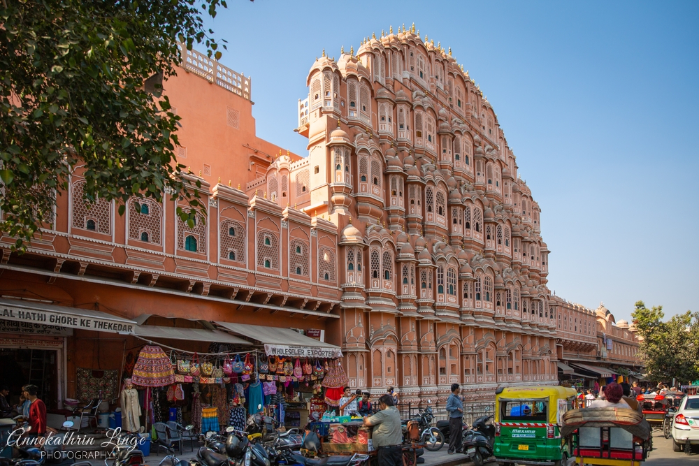 Jaipur: Hawa Mahal (Palast der Winde)